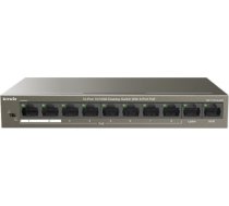 Tenda TEF1110P-8-63W network switch Unmanaged Fast Ethernet (10/100) Power over Ethernet (PoE) Black TEF1110P-8-63W