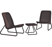 Keter (TRŪKST DETAĻA) Dārza mēbeļu komplekts Rio Patio Set brūns 29197637521N