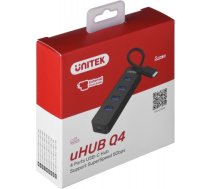 UNITEK HUB USB-C 4XUSB-A 3.1, ACTIVE, 10 W, H1117B H1117B