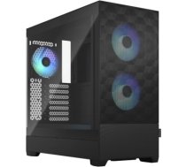 Fractal Design op Air RGB Black TG Clear Tint, ATX, mATX, Mini ITX, Power supply included No FD-C-POR1A-06