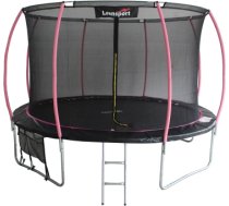 Leansport Batuts Lean Sport Max 366 cm, melns ar rozā LN8341