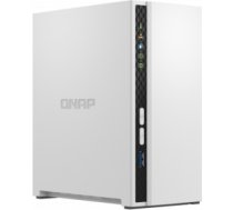 QNAP 2-Bay ARM TS-233 Up to 2 SATA 6Gb/s, 3Gb/s, Cortex-A55, Processor frequency 2.0 GHz, 2 GB, N/A, 2 x USB 2.0, 1 x USB 3.2 Type-A; 1 x Gigabit Ethernet TS-233