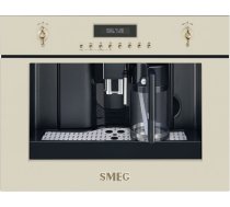 Smeg CMS8451P Coloniale Aesthetic 45cm compact Cream Automatic built-in espresso coffee machine CMS8451P