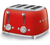 SMEG TSF03RDEU 50's Style Aesthetic Tosteris 4x4 Glossy Red TSF03RDEU