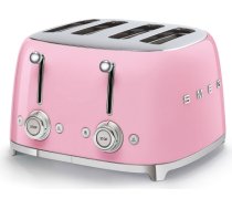 SMEG TSF03PKEU 50's Style Aesthetic Tosteris 4x4 Glossy Pink TSF03PKEU