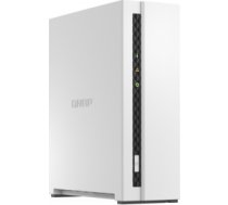 QNAP 1-Bay ARM TS-133 Up to 1 SATA 6Gb/s, 3Gb/s, Cortex-A55, Processor frequency 1.8 GHz, 2 GB, N/A, 1 x USB 2.0, 1 x USB 3.2 Type-A; 1 x Gigabit Ethernet TS-133