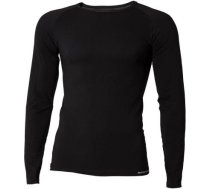 Mico Man LS Round Neck Skintech Shirt / Melna / XL 8025006386332