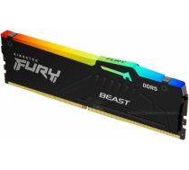Kingston Fury Beast RGB 16 GB, DDR5, 5200 MHz, PC/server, Registered No, ECC No, 1x16 GB KF552C40BBA-16