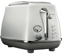 DELONGHI CTOC2103.W Icona Capitals Toaster, White CTOC2103.W