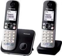 Panasonic KX-TG6812 DECT telephone Black,Silver Caller ID KX-TG6812 PDB