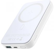 Joyroom power bank 10000mAh 20W Power Delivery Quick Charge magnetyczna wireless Qi charger 15W for iPhone MagSafe compatible white (JR-W020 white) 6941237166401