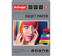 Activejet AP4-125M100 matt photo paper for ink printers; A4; 100 pcs AP4-125M100