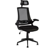 Biroja krēsls NOVARA 66x70.5xH117.5-127.5cm melns 29206