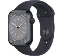 Apple Watch Series 8 GPS 41mm Midnight Aluminium Case with Midnight Sport Band - Regular MNP53EL/A