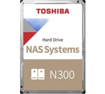 Toshiba HDD NAS N300 3.5" 8TB / 7.2k / SATA / 256MB / Reliability: 24x7, 180TB per year, 1M hours / 3Y Warranty (RETAIL HDWG480EZSTAU) Toshiba HDWG480EZSTAU