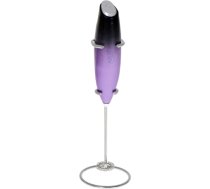 Adler Milk frother with a stand AD 4499 Black/Purple AD 4499