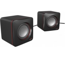 Mars Gaming MAS0 Stereo Datora Skaļruņi / 2x 4W / 3.5mm Audio / USB Strāvas pieslēgums / Melnas MAS0
