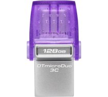 Kingston 128GB DataTraveler microDuo 3C 200MB/s dual USB-A + USB-C EAN: 740617328165 DTDUO3CG3/128GB