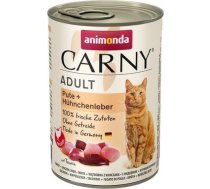 ANIMONDA Cat Carny Adult Turkey with chicken liver - wet cat food - 400g