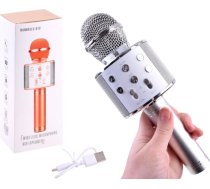 Bezvadu mikrofons, sudraba HRIN0136-BI