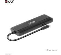 Club 3d CLUB3D USB Gen 1 Type-C 8-in-1 MST Dual 4K60Hz Display Travel Dock CSV-1597