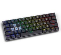 SAVIO Mechanical Keyboard BLACKOUT Blue (Outemu Blue), black BLACKOUT BLUE