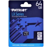 Patriot Memory PSF64GMDC10 memory card 64 GB MicroSDXC UHS-I Class 10 PSF64GMDC10