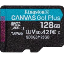 Kingston Technology Canvas Go! Plus memory card 128 GB MicroSD UHS-I Class 10 V30 SDCG3/128GBSP