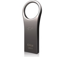 Silicon Power Jewel J80 USB flash drive 64 GB USB Type-A 3.2 Gen 1 (3.1 Gen 1) Titanium SP064GBUF3J80V1T