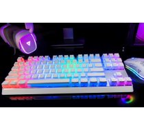 Modecom Volcano Lanparty Pudding Edition RGB (Outemu Brown) Mechanical Keyboard, White K-MC-LANPARTY-U-RGB-BROWN-200-P