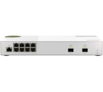 QNAP 8 port 2.5Gbps, 2 port 10Gbps SFP+ QSW-M2108-2S Web managed, Desktop, Power supply type Adapter QSW-M2108-2S