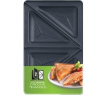 TEFAL Triangle toasted sandwich set for Snack Collection XA800212 Dimensions (W x L) 13 x 22.5 cm, Black XA800212