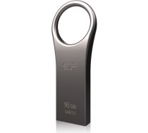 Silicon Power Jewel J80 USB flash drive 16 GB USB Type-A 3.2 Gen 1 (3.1 Gen 1) Titanium SP016GBUF3J80V1T