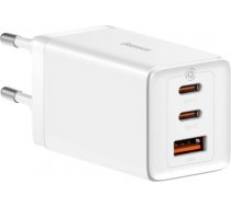 Baseus GaN5 Pro wall charger 2xUSB-C + USB, 65W (white) CCGP120202