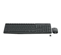 Logitech MK235 Wireless Keyboard Eng + Mouse Black Desktop Combo 920-007931