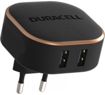 Duracell Wall Charger 2xUSB 2.4A 24W (black) DRACUSB16-EU