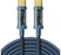 USB-C to USB-C cable Joyroom S-CC100A12 100W 1.2m (blue) S-CC100A12