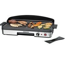 Rommelsbacher table grill BBQ 2003 (black / stainless steel, 1,900 watts) BBQ 2003