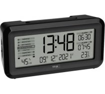 TFA Digital radio alarm clock with room climate BOXX2 (black) 60.2562.01