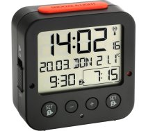 TFA Digital radio alarm clock with temperature BINGO (black/red) 60.2528.01