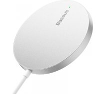 Baseus Simple Mini3 Magnetic Wireless Charger 15W (Silver) CCJJ040012