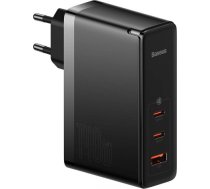 Baseus GaN5 Pro wall charger 2xUSB-C + USB, 140W (black) CCGP100201