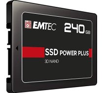 Emtec X150 SSD Power Plus 240 GB Solid State Drive (black, SATA 6 GB / s, 2.5 inches) ECSSD240GX150