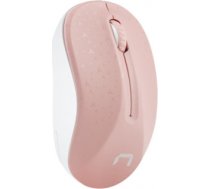 Natec Mouse, Toucan, Wireless, 1600 DPI, Optical, Pink-White NMY-1652