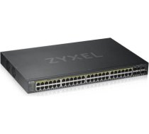 Zyxel GS1920-48HPV2 Managed Gigabit Ethernet (10/100/1000) Power over Ethernet (PoE) Black GS192048HPV2-EU0101F