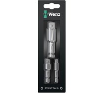 Wera 870/4/7 set A SB tool shaft Socket Wrenches adapter-Set 1/4" 3/8" 1/2" - 05073200001 05073200001