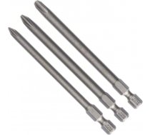 Bosch screwdriver bit set extra hard, 89mm, PH 1, PH 2, PH 3, bit set (3 pieces) 2607001757