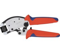 Knipex Self-adjusting crimping pliers Twistor T (red/blue, for ferrules) 97 53 19