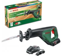 Bosch Cordless saber saw AdvancedRecip 18 (green/black, Li-ion battery 2.5Ah) 06033B2403