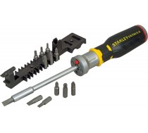 Stanley FatMax Bit Screwdriver Set, 12 Bits, Bit Set (Black/Yellow, LED Lighting) FMHT0-62689